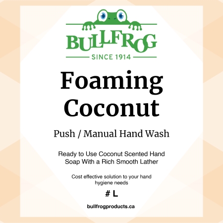 Foaming Coconut Push front label image